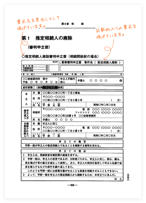 家事事件手続 モデル書式・文例集｜商品を探す | 新日本法規WEBサイト