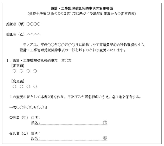 追加工事請負契約書